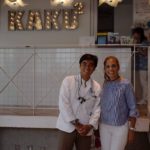 Dr. John Kaku y la Dra. Ana María Cantor en la prestigiosa clínica ubicada en Tokio en la zona de Shibuya. (Septiembre de 2017)